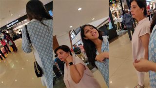 At Shopping Mall Random Underskirt Panty And Naked